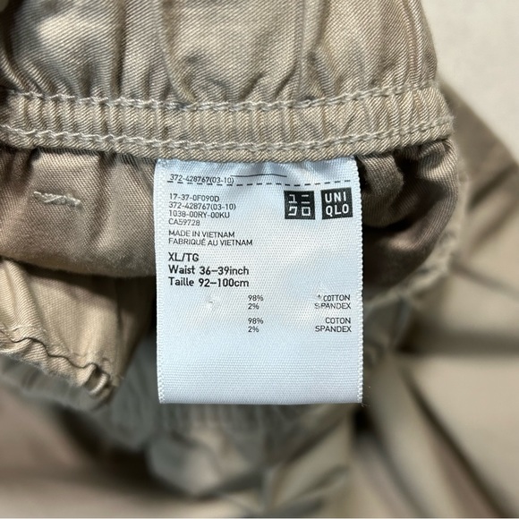 UNIQLO Mens Cotton Relaxed Ankle Pants Size XL - Picture 5 of 9
